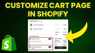 How to Customize Cart Page in Shopify (FAST & EASY)
