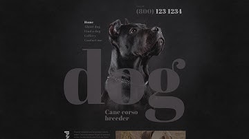Dog Breeder Website Template by WT - 53411