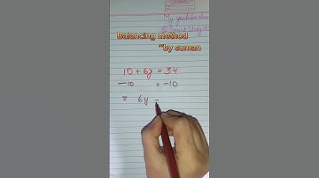 Easy Balancing method tricks #shorts #viral #trending #maths