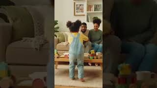 “Shhh Baby…” Turns Into Instant Panic 😳😂 #ToddlerReaction #FunnyMoments #CuteKids #FamilyLaughs