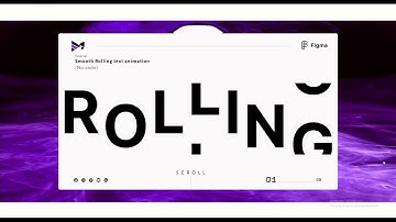 4-Step Figma Text Rolling Animation | UI/UX Motion Design Tutorial