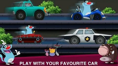 Oggy Super Speed Racing Cockroaches Games | Cartoon for Kids | Android Gameplay Video |