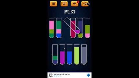 Water Sort Puzzle - Color Liquid Sorting Game Level 624 Solution