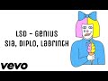 LSD - Genius (Lyric/Lyrics Video) ft. Sia, Diplo, Labrinth