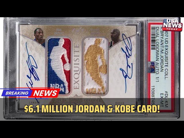 Michael Jordan & Kobe Bryant Card Sells for $6.1 Million – Most