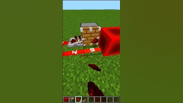 How To Make A Useless Machine In Minecraft #shorts