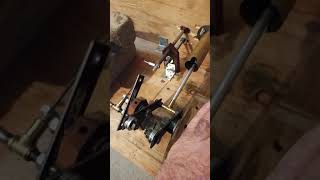 Homemade hardware store parts engine lifts 10 pounds.