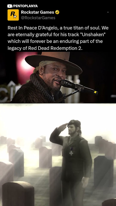 In memory of D'Angelo | The musician of the song “Unshaken” in RDR 2