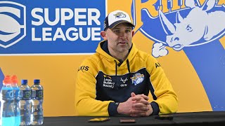 Rohan Smith Pre-St Helens Press Conference