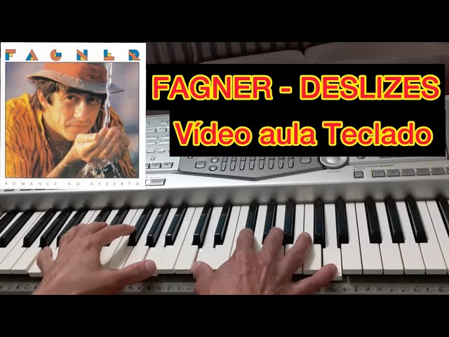 Deslizes - Fagner - Tutorial Piano Teclado Partitura 