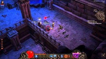 Diablo III - Descent through the cathedral - part 1 - to the crypt of the Skeleton King