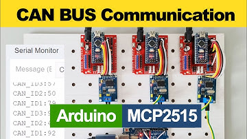 CAN BUS Communication Using Arduino And MCP2515 Module
