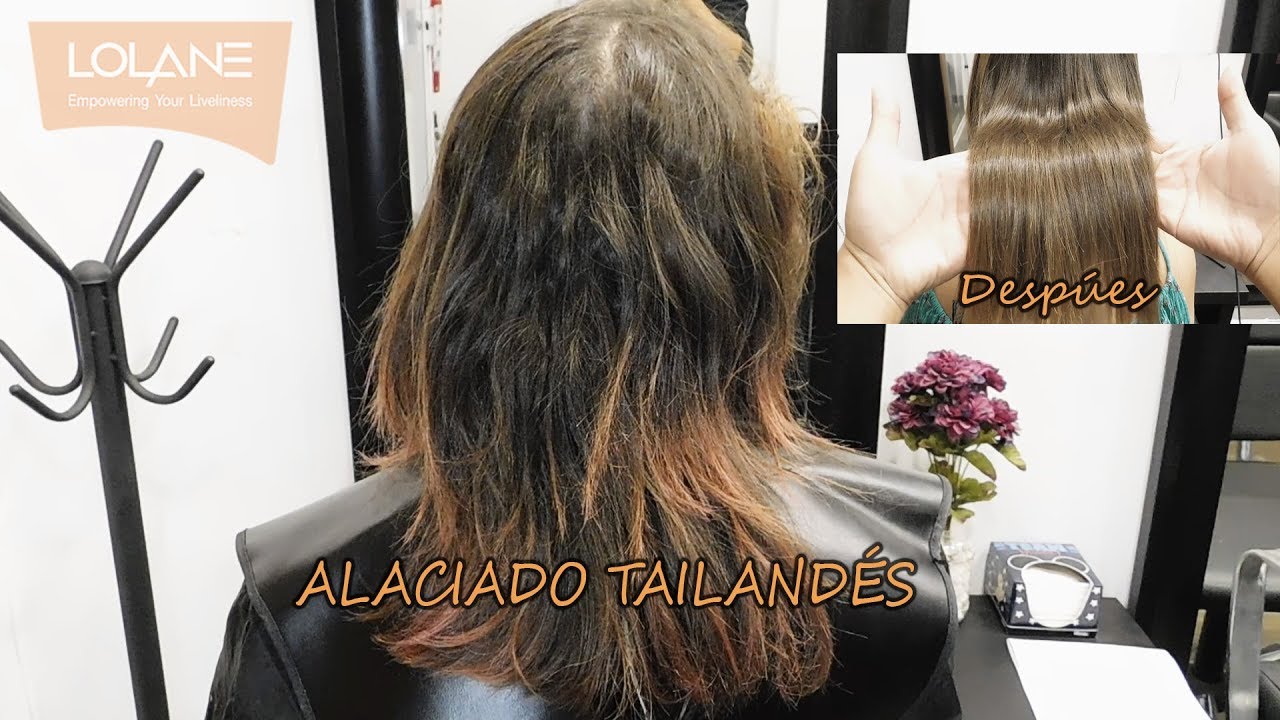 Alaciado tailandés LOLANE México - YouTube