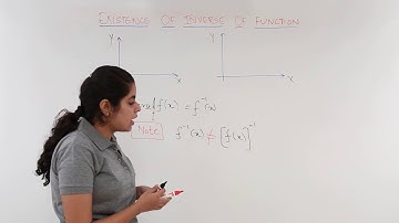 Class 12th – Existence of Inverse of a Functions | Relation and Functions | Tutorials Point