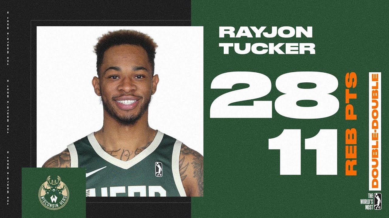 Rayjon Tucker Posts 28 points & 11 rebounds vs. Long Island Nets