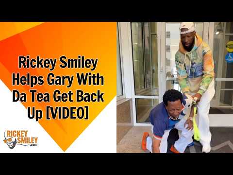 Rickey Smiley Helps Gary With Da Tea Get Back Up