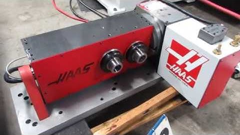 Haas TR Dual 5C Programmable Tilting 2-Axis Rotary Table (Brush Drive)