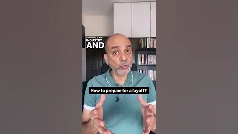 How to prepare for a layoff? #shorts