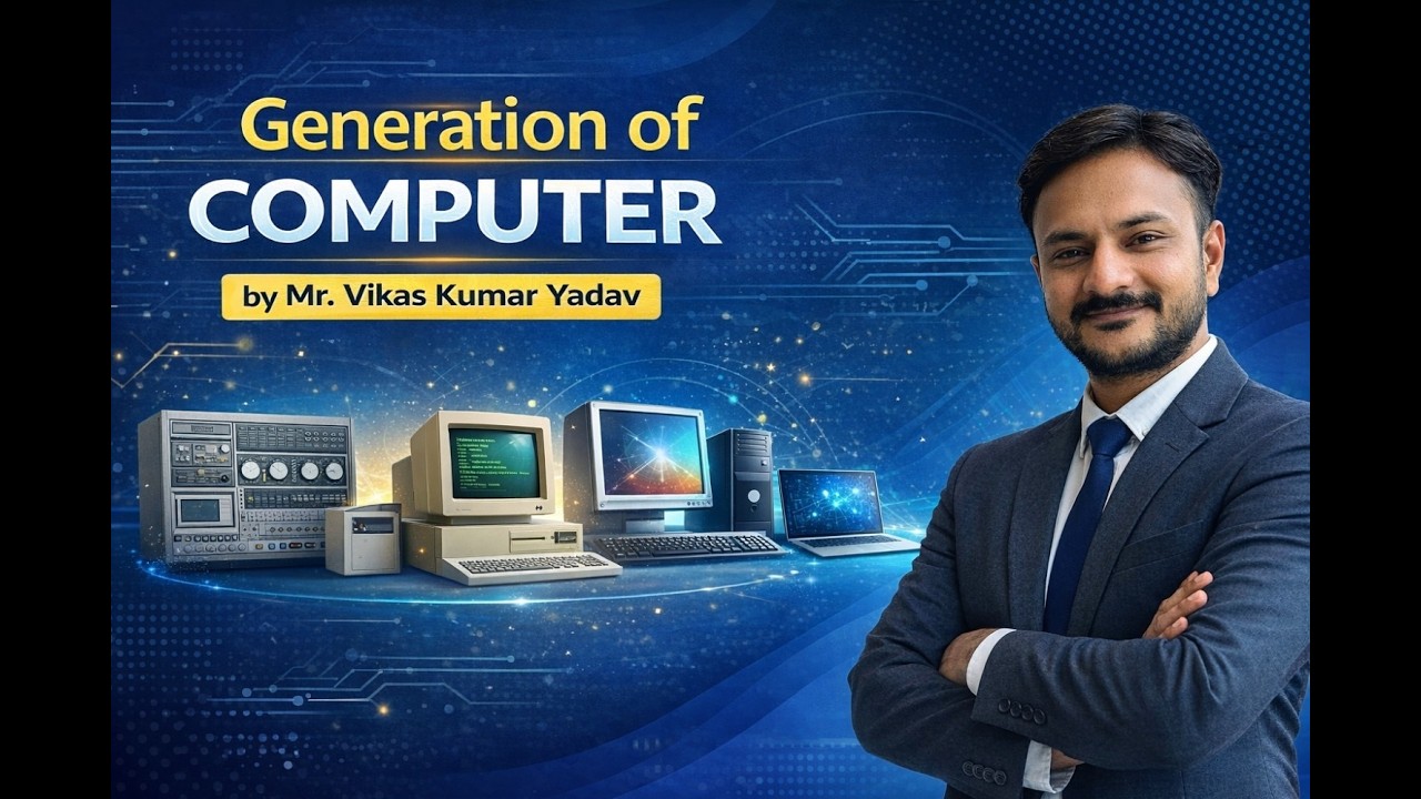 Kumar Computer Generations of Computer Explained | 1st to 5th Generation | History of ...