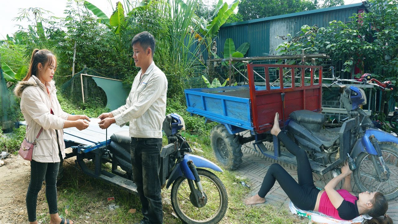 Buy 3 Wheeler Bring Back Repair, To Use For Daily Work | Giang Thi Ca