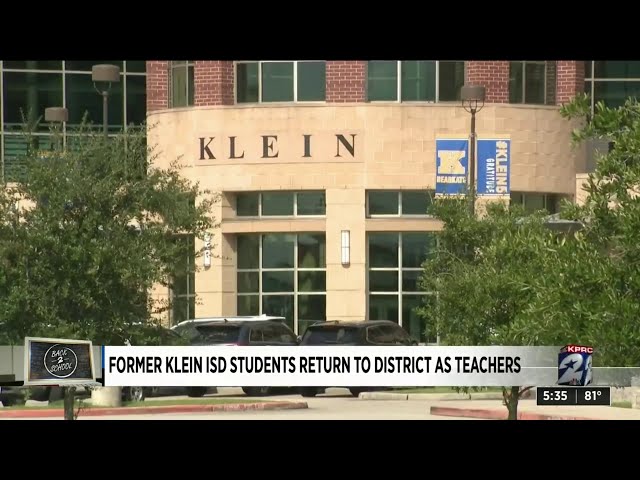 Former Klein ISD students return to district as teachers 