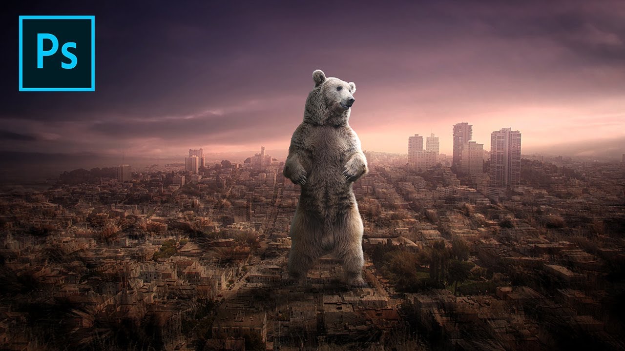 Fantasy Photo Manipulation Big Bears & Cities Destroyed YouTube