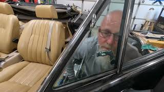 Fiat 124 Spider 2000, Glue On The Vent Window Latch