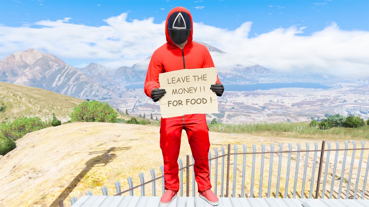 GTA 5 SQUID GAME GUARD RAGDOLLS/JUMP FAILS (Ragdolls Compilation) episode.59