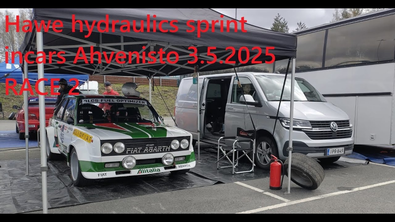 Hawe hydraulics rallisprint Ahvenisto 3.5.2025 incar RACE 2