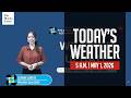 Today's Weather, 5 A.M. | May. 1, 2026
