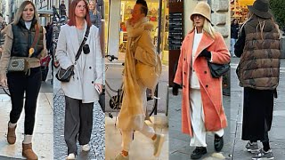 Street style from Italy🇮🇹 ITALIAN STREET FASHION / WINTER LOOK TRENDS 2024 &amp;WINDOW SHOPPING