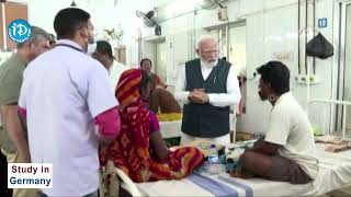 PM Modi Interaction with Coromandel Express Train Crash Victims at Balasore Hospital | iD Palnadu