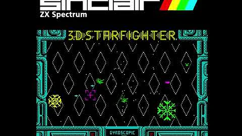 Sinclair ZX Spectrum   3D Starfighter   2of9