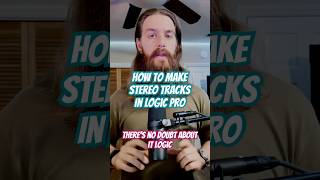 How to make a stereo audio track in Logic Pro #musicproducer #logicprox