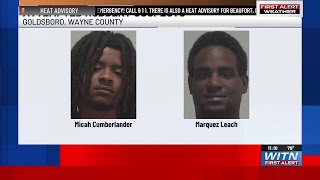 UPDATE: Two arrested following attempted robbery at Goldsboro Dollar General