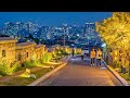 [4K] Beautiful Seoul Night Walk from Naksan Park to Dongdaemun | 서울야경명소 - 낙산공원에서 동대문까지 이어지는 성곽 데이트코스