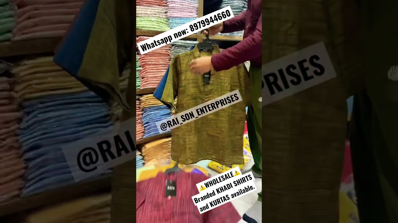 ⚠️WHOLESALE KHADI SHIRT AND KURTAS⚠️