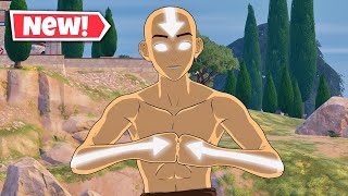 New AANG Skin Gameplay in Fortnite | Avatar State Style Unlocked