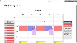 Demo - UIC CS Faculty Scheduler
