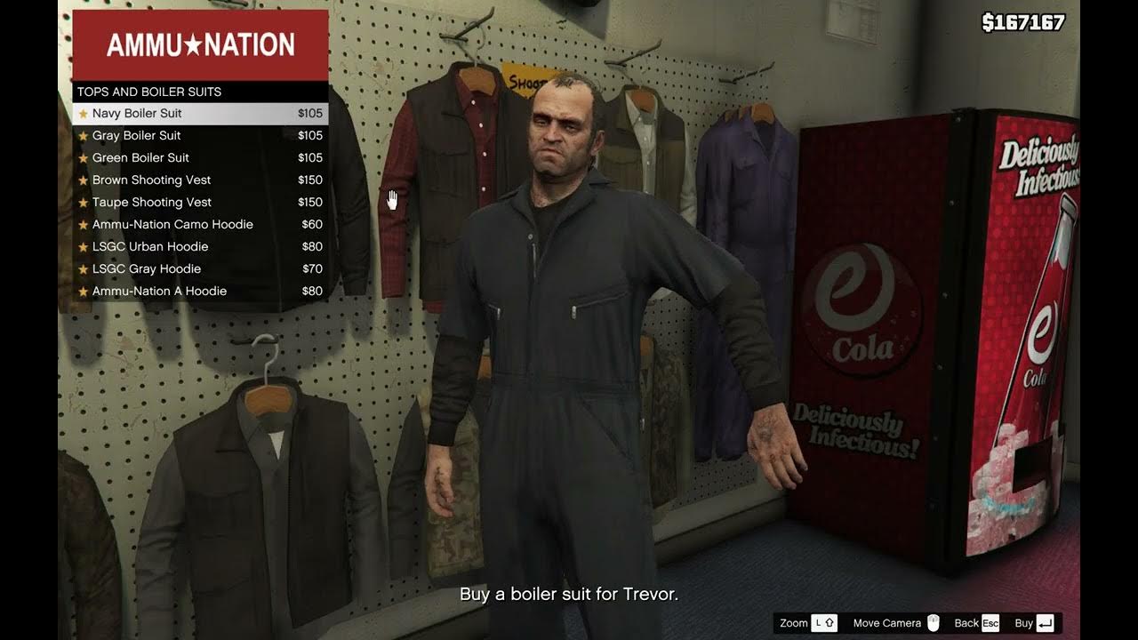 32 BOILER SUITS GTA V Story Mode YouTube