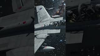 Panavia Tornado ADV British interceptor fighter jet flying through space #ai #aivideo