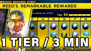FASTEST Way to Farm Tiers in REEDS REMARKABLE REWARDS ► Marvel Ultimate Alliance 3
