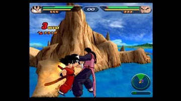 DBZ Budokai Tenkaichi 1 | CPU vs CPU #2 | Kid Goku vs General Tao