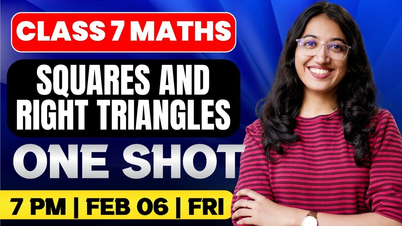 Class 7 Maths | Squares and Right Triangle |സമചതുരങ്ങളും മട്ടത്രികോണങ്ങളും| Full Chapter|Exam Winner