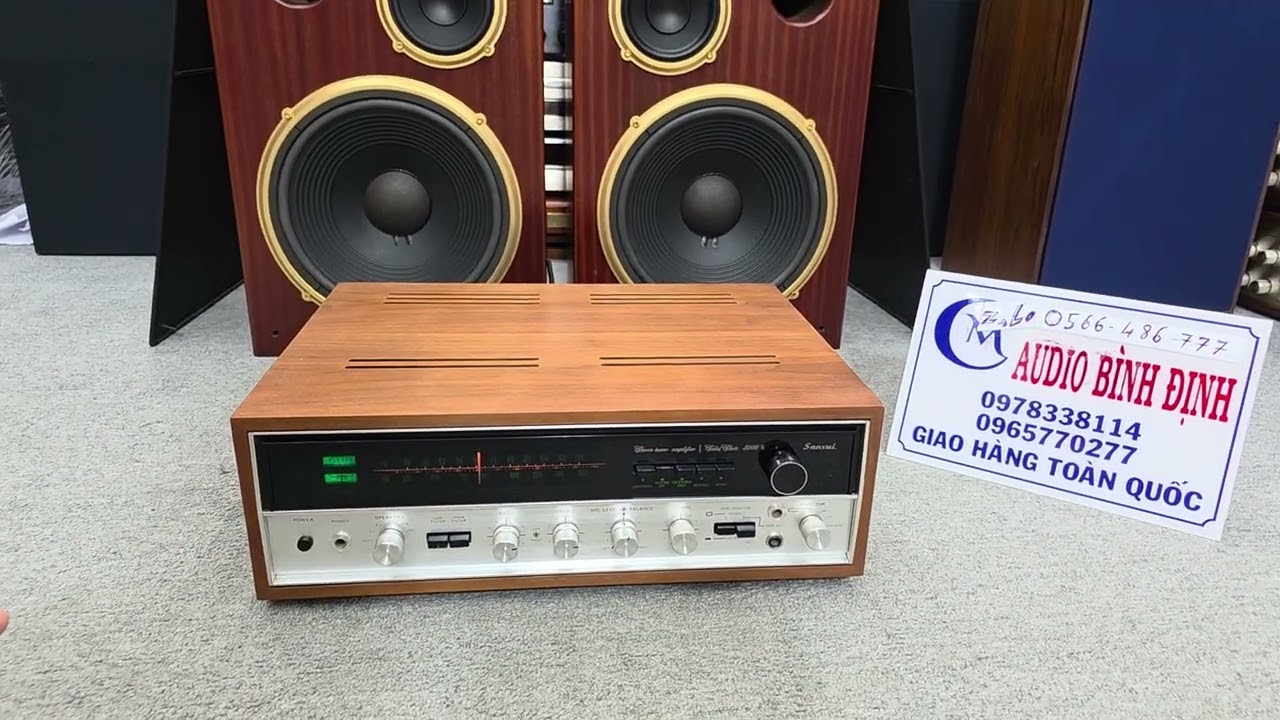Rare item has arrived, gentlemen! SANSUI 5000X Power Amplifier