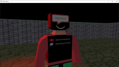DirectX12 game from scratch in C++ (Blender and engine - Creating a simple / random charactermodel)
