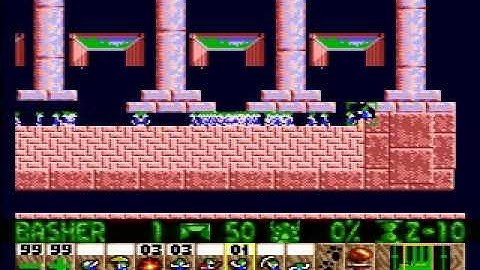 Lemmings genesis Taxing 6 compression method 1 100% saved solution