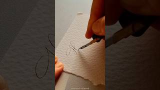 EP15 ASMR | Copperplate Calligraphy | Jacques Herbin Walnut Ink