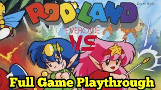 Evercade VS Arcade Rod Land Playthrough