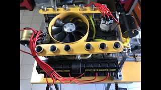 Porsche 917  flat12 engine model